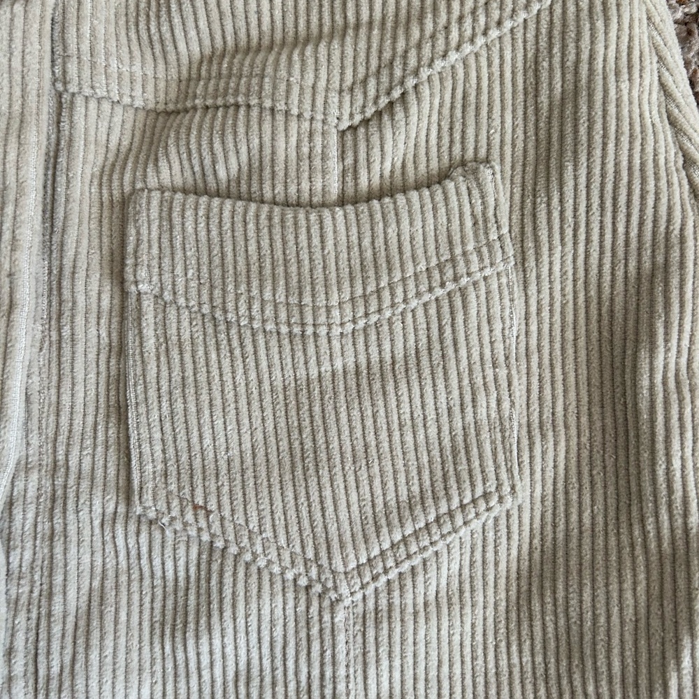 Cream She + Sky Corduroy Button Skirt - Size Small - Picture 3 of 4
